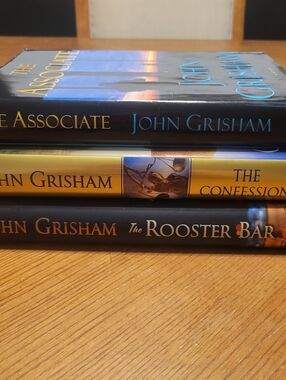 Lot Of 3 John Grisham 1st Print HC Books The Associate, Confession, Rooster Bar